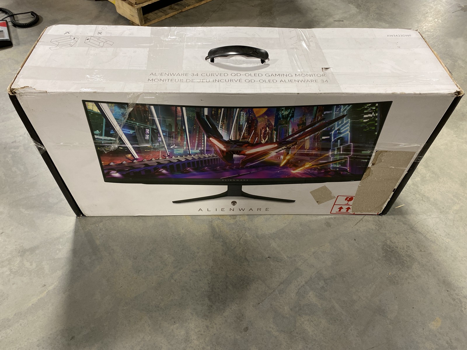 Alienware AW3423DWF Curved QD-OLED Gaming Monitor-34-inch Quantum Dot