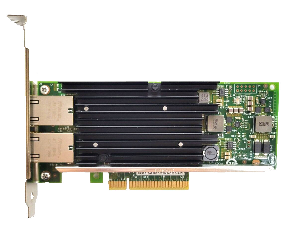 INTEL(R) ETH CONVERGED NETWORK ADAPTER MODEL X540-T2 CARD USED.