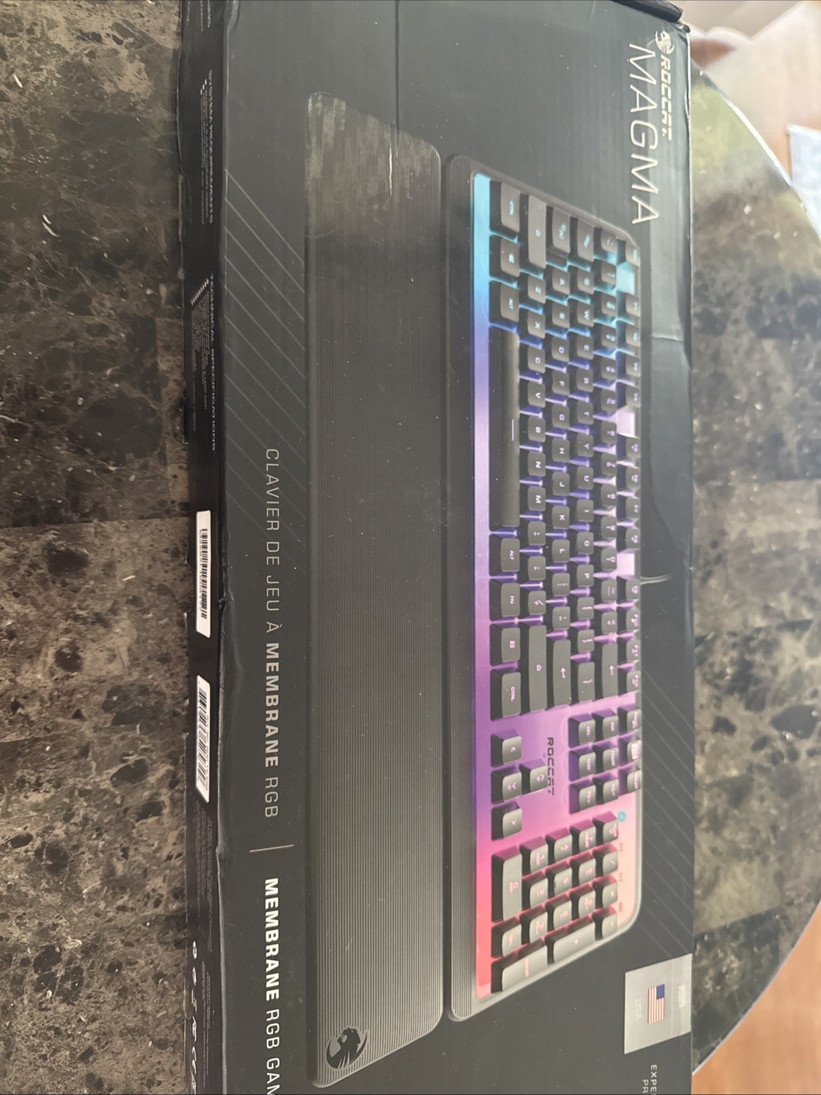 ROCCAT Magma RGB Gaming Keyboard – Full Size – Open Box