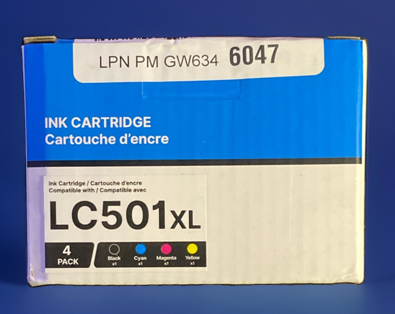SHEENGO LC501XL Compatible Inkjet Ink Cartridge 4-Pack for Brother BK/C/M/Y