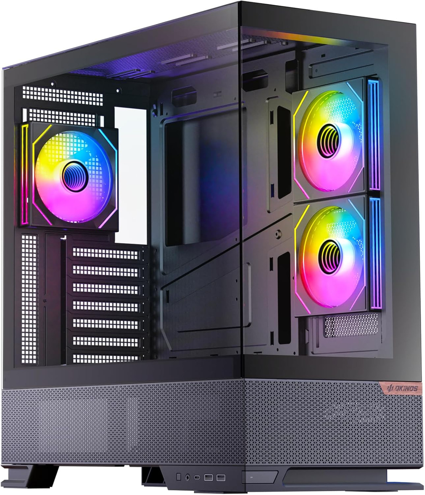 Aqua 6 Infinity, ATX PC Case, 3 × 120mm Infinity ARGB PWM Fans Pre-Installed