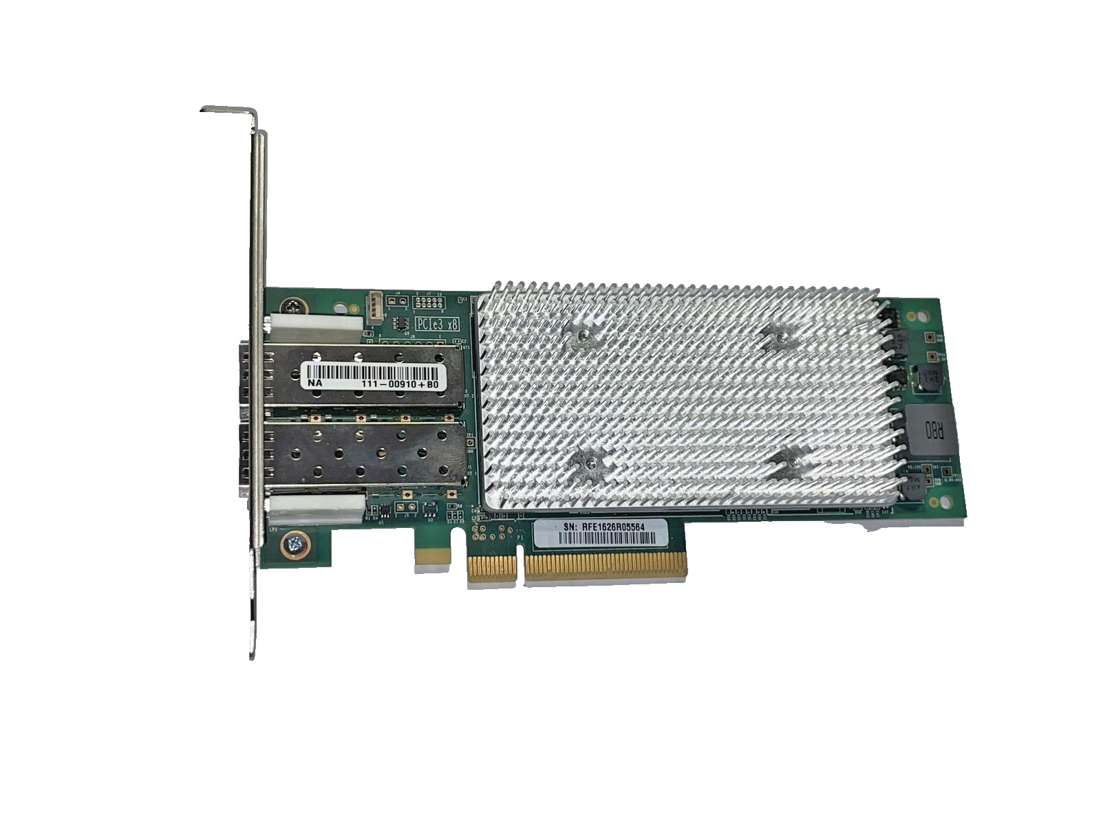 QLogic QLE2672 Dual Port 16Gb PCIe SFP+ NetApp NA PN : 111-00910+B0 Full Profile