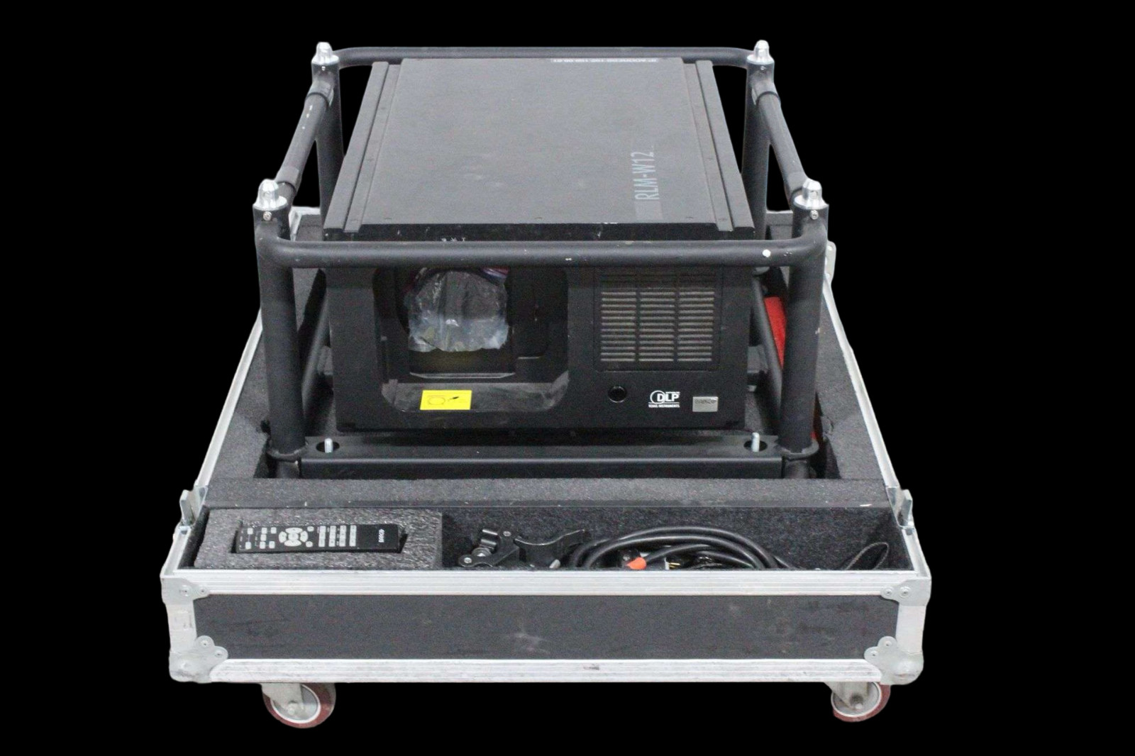 Barco RLM-W12 11,500 Lumens WUXGA 3-Chip DLP Projector w/ Remote, Clamps, Case