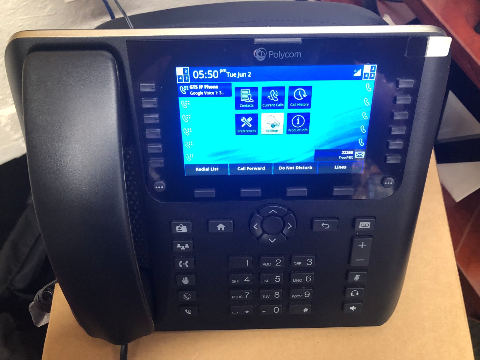 Polycom OBi2182 IP Phone with power adapter 12 lines
