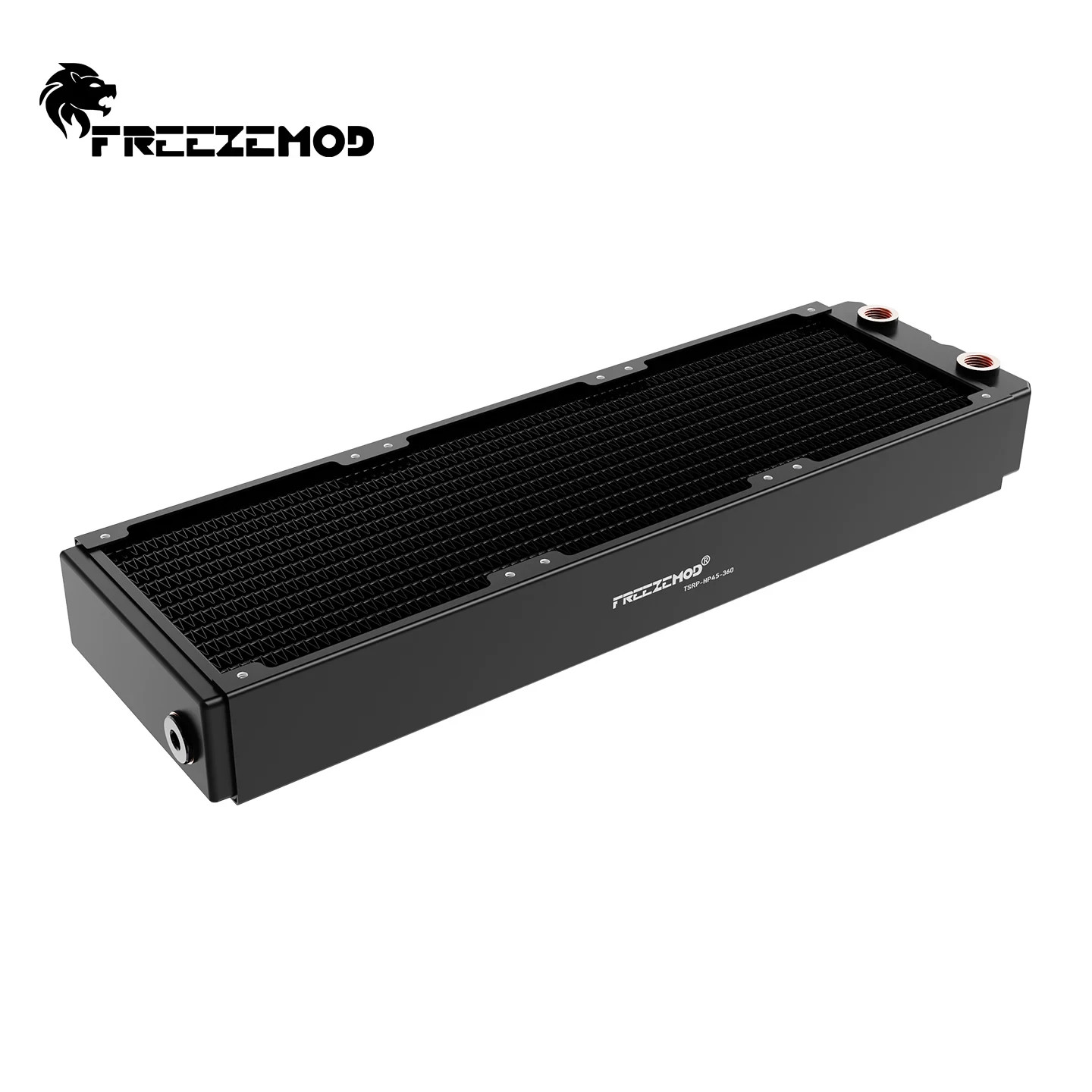 FreezeMod 360mm G1/4" Copper Radiator 45mm Thick for PC Water Cooling TSRP-HP45