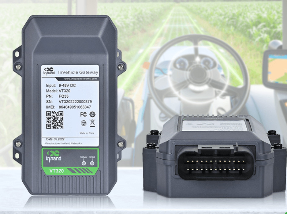 InHand VT310 Vehicle Telematics Gateway 4G LTE GPS Fleet Tracking IoT Router