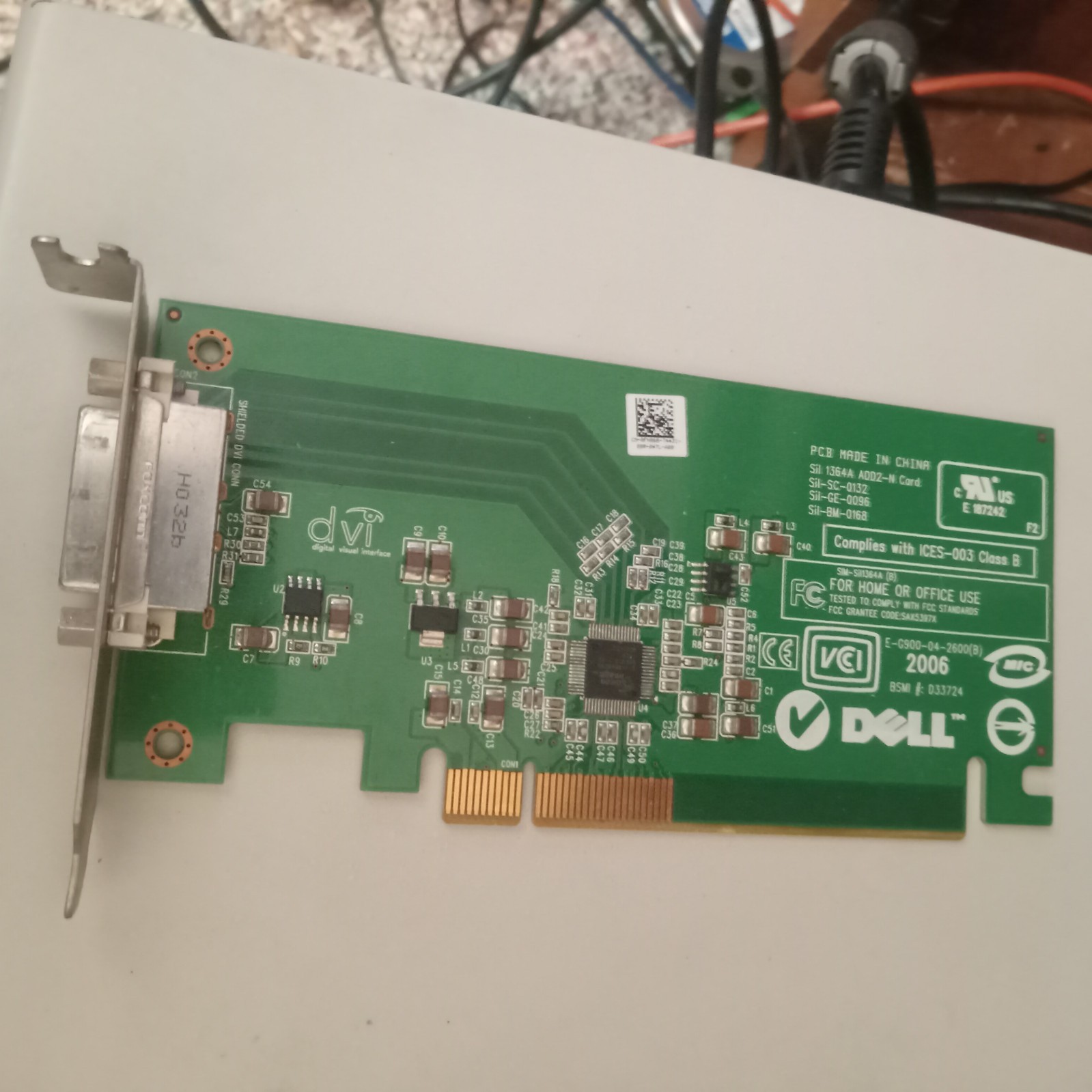 Dell ADD2-N PCIe DVI Adapter Card Sil1364A SDVO DVI-I OEM Graphics Adapter
