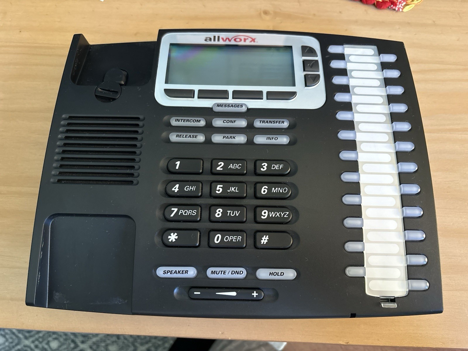 AllWorx 9224 IP Phone - Tested Base Only Missing Handset+power