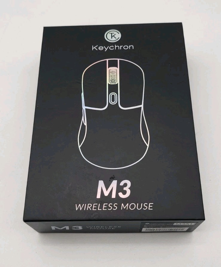 Keychron M3A1 Wireless Mouse, Pixart 3395 Sensor Supports 2.4 GHz/Bluetooth 5.1