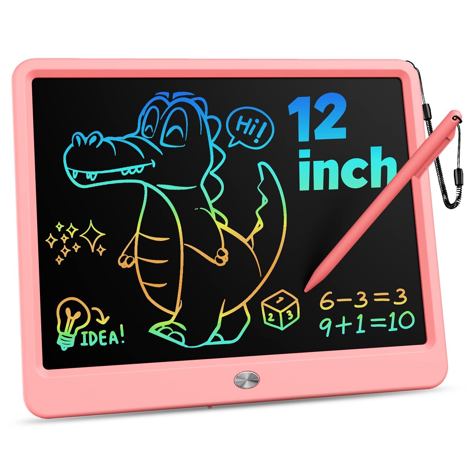 KOKODI 12 Inch LCD Writing Tablet with Anti-Lost Stylus, Erasable Doodle Boar...