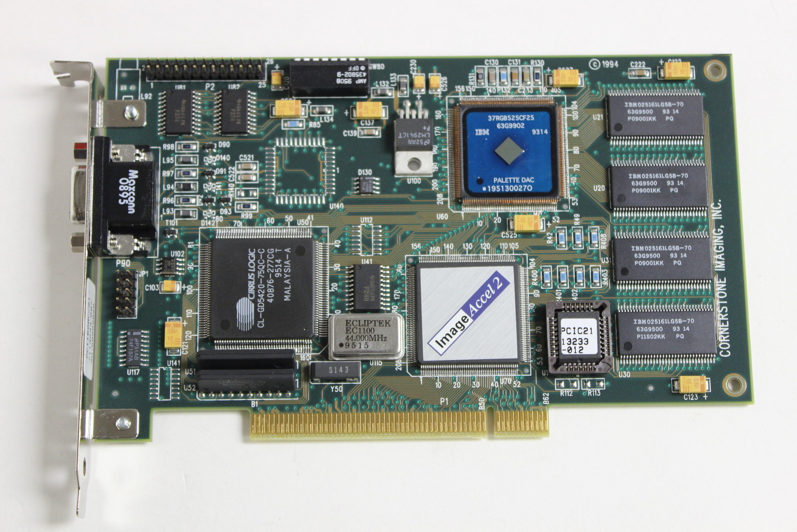 CORNERSTONE IMAGING PCI1608C/21 PCI IMAGE ACCEL 2 VIDEO ADAPTER 7113233-007