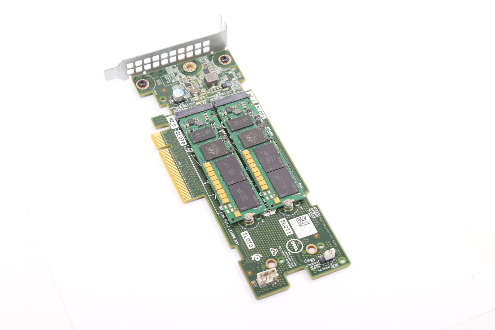 Dell Boss-S1 Dual M.2 2280 SATA SSD Adapter Card W/2x480GB SSD Dell P/N: 072WKY