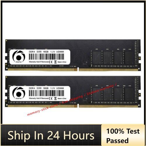 AiteFeir DDR4 2X16GB 3200MHz Desktop DIMM Intel And AMD Compatible RAM 16banks