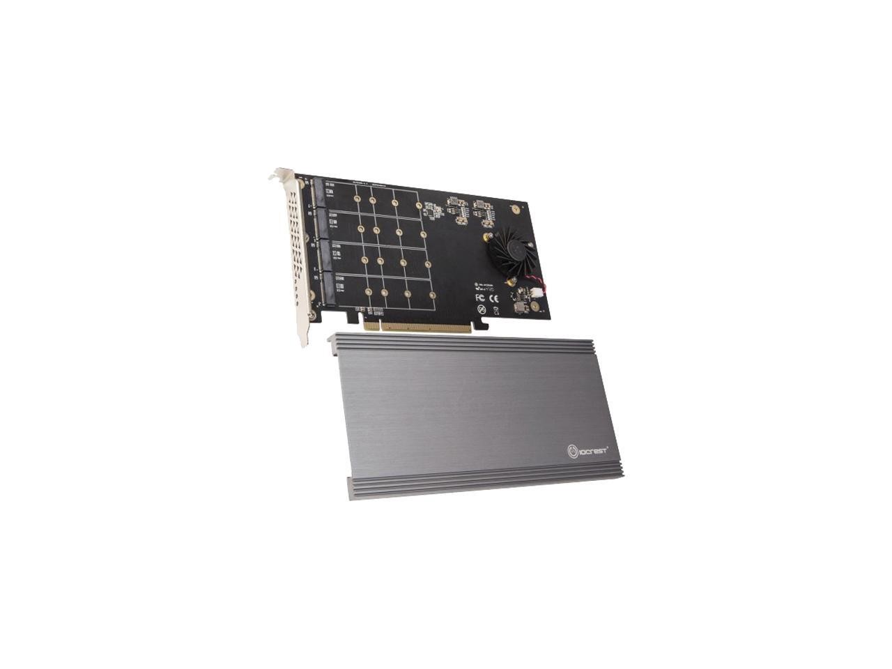 SYBA SI-PEX40161 PCI-Express 3.0 x16 PCI-Express Quad M.2 PCIe 3.0 x4 PCIe x16
