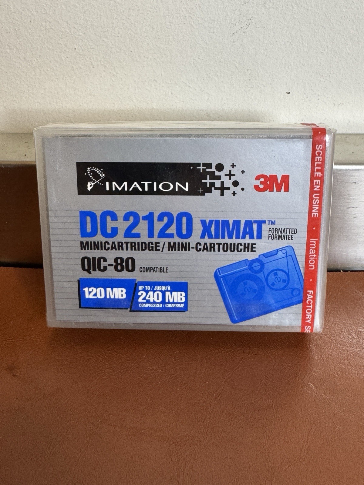 Imation DC 2120 Minicartridge QIC-80 Compatible 120 MB Ximat 3M Factory Sealed