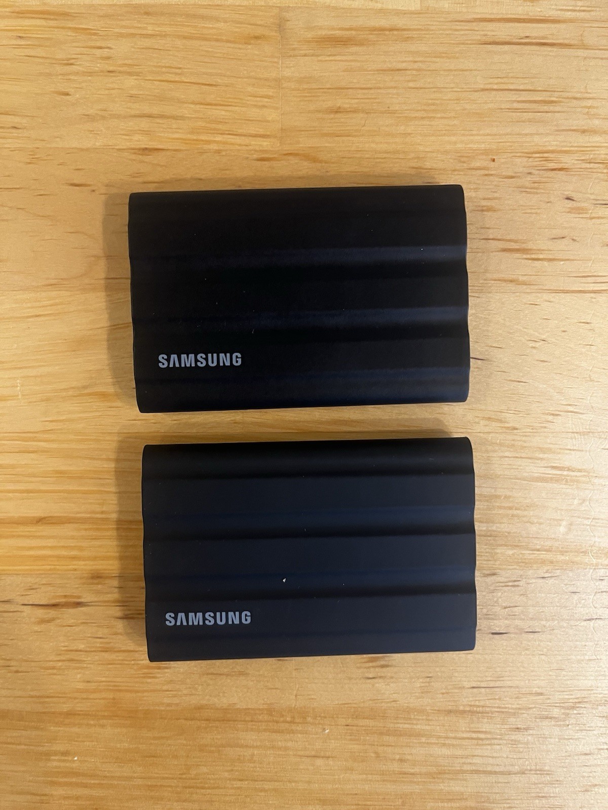 4TB Samsung T7 Shield Portable SSD – Black. Low write count. No box or cables