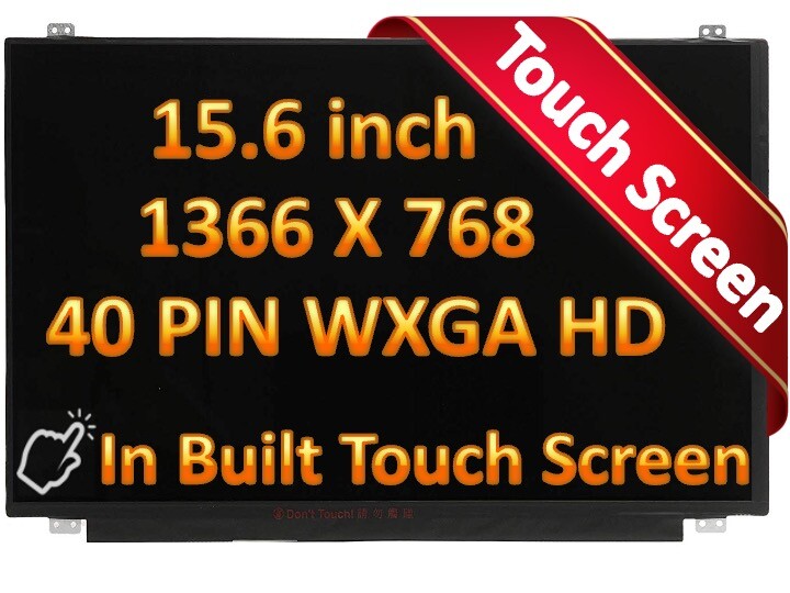 New LCD Screen for HP 15-DA0014DX 4BS30UA Touch HD 1366x768 Glossy Display 15.6