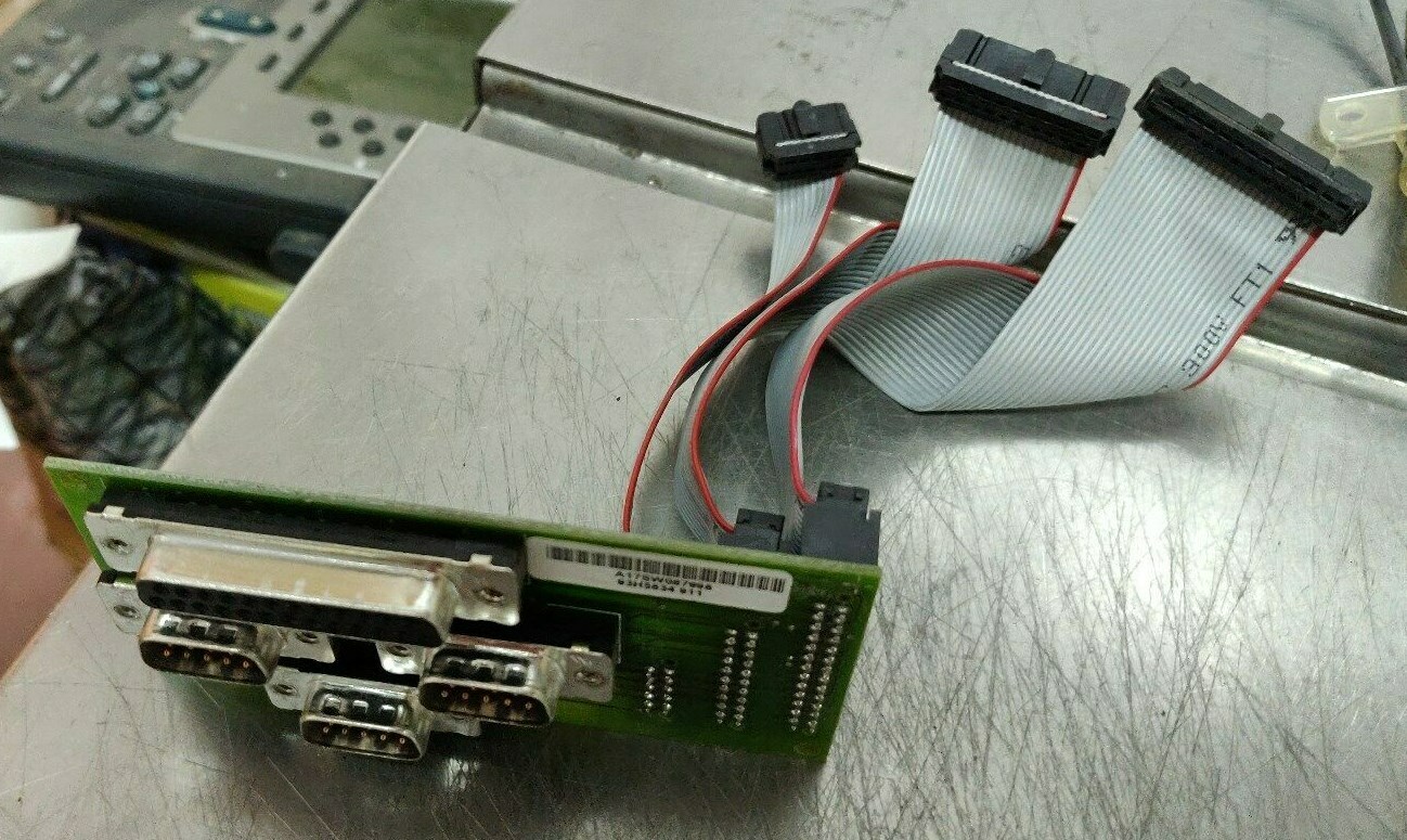 IBM 93H5834 Serial Port Board RS232 IEEE 1284 for RS/6000 with Cables