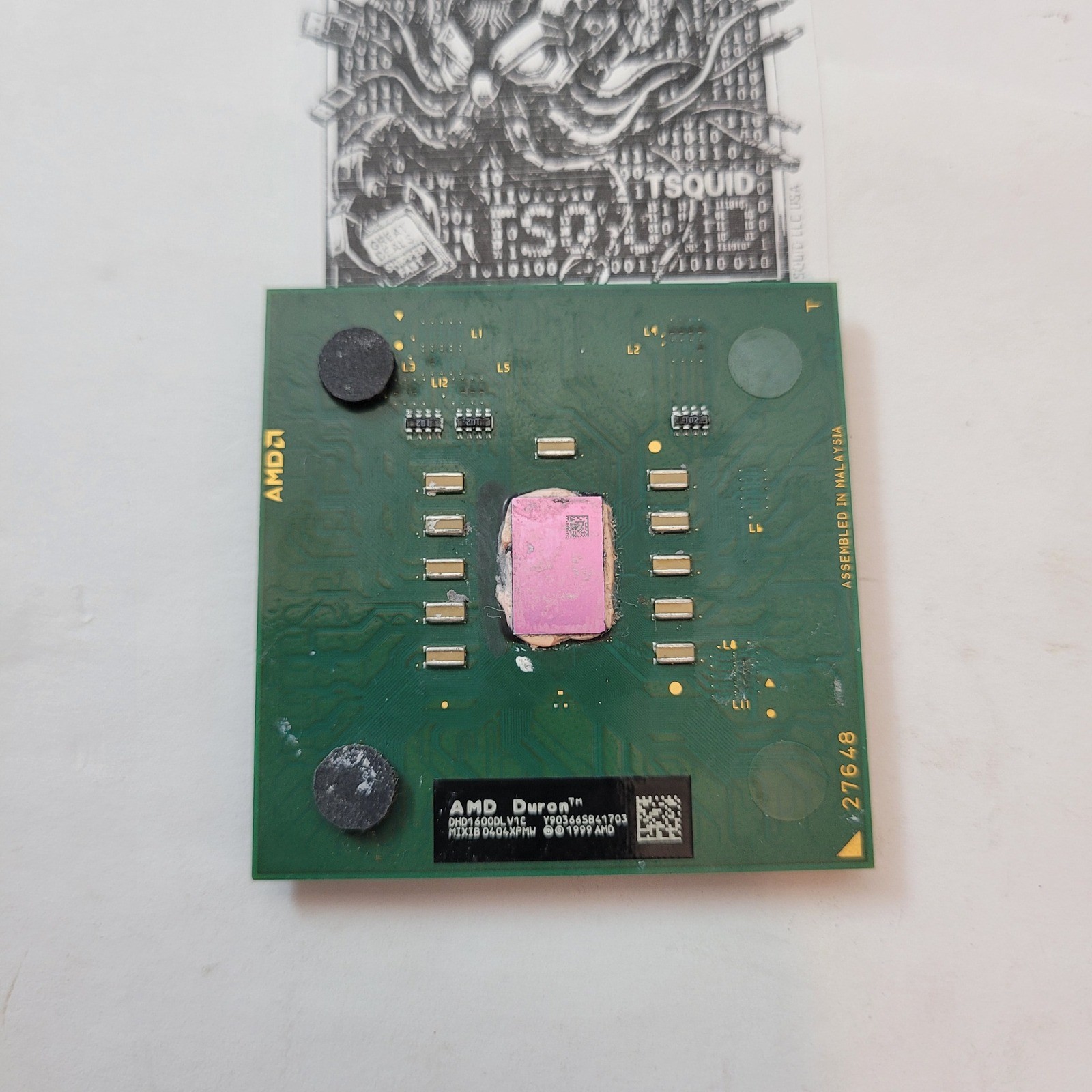 AMD Duron 1600 CPU Processor Socket A 1.6GHz DHD1600DLV1C Applebred Core