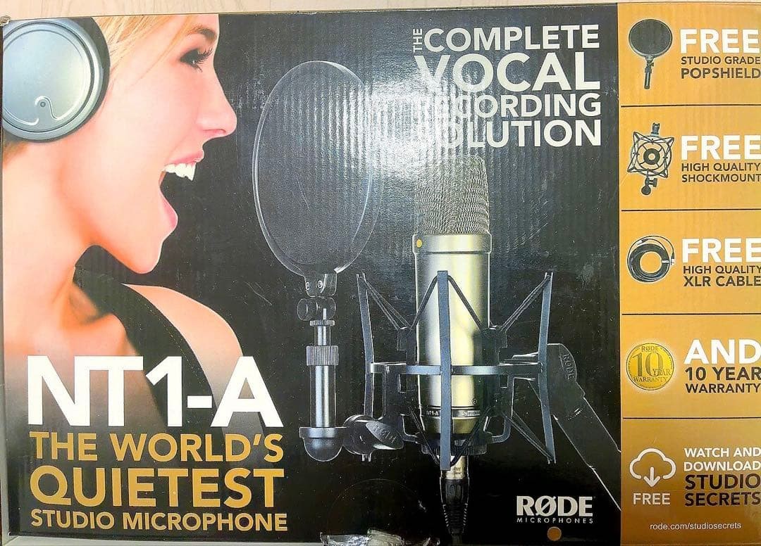 RODE NT1-A Condenser Microphone with Music Maker 2 Producer Edition