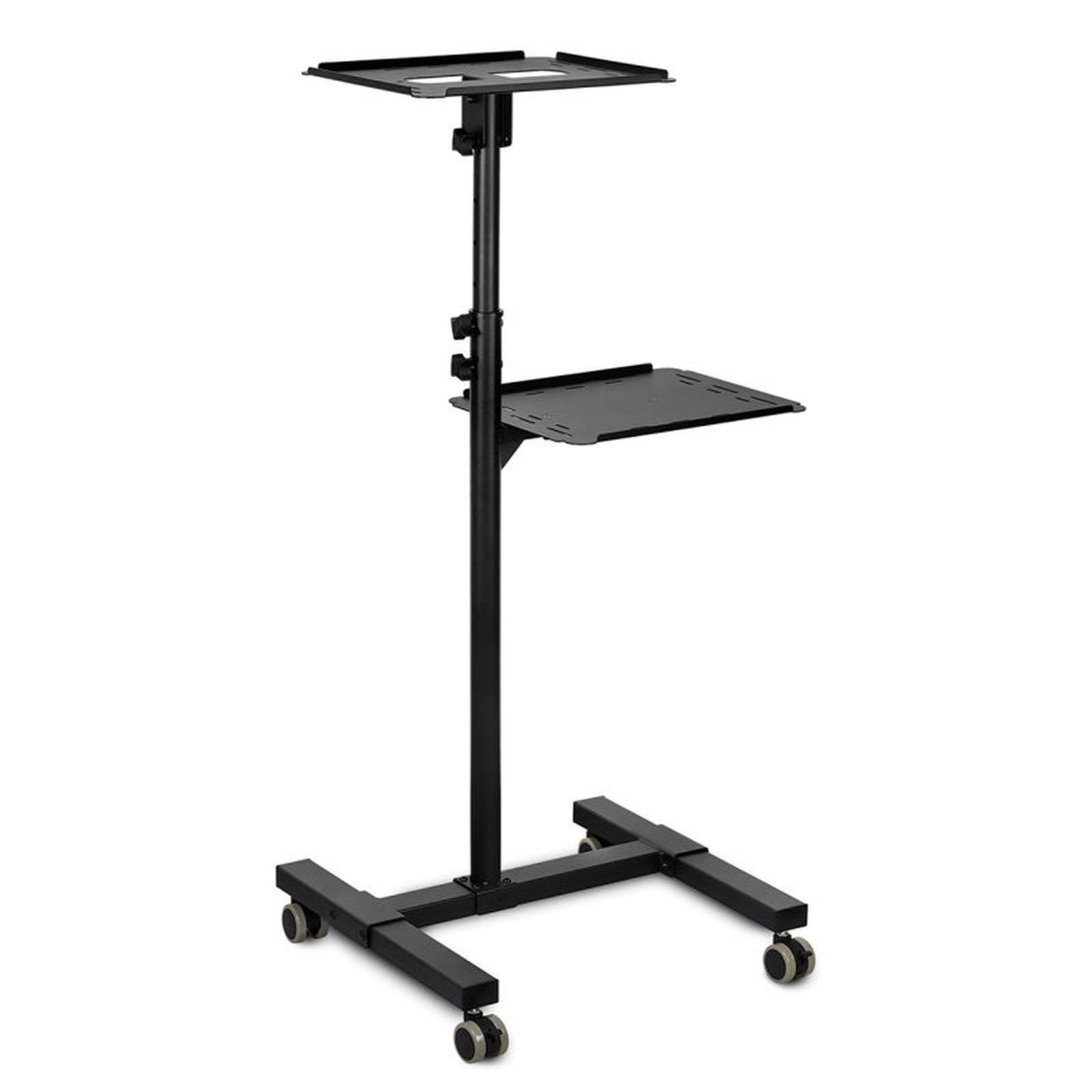 Mount-It Mobile Projector & Laptop Stand with 2 Shelves