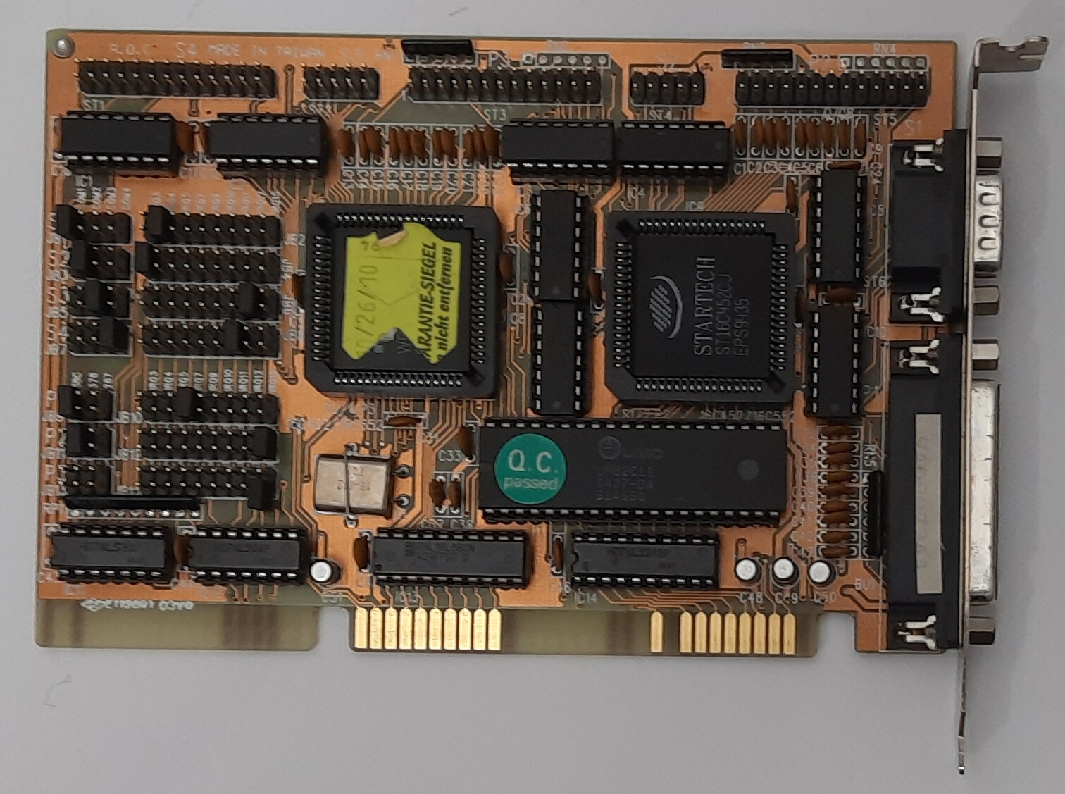 Sunix SUN-6343S ISA Multi-I/O Controller (3x Com, 4x LPT, Retro, 1994)