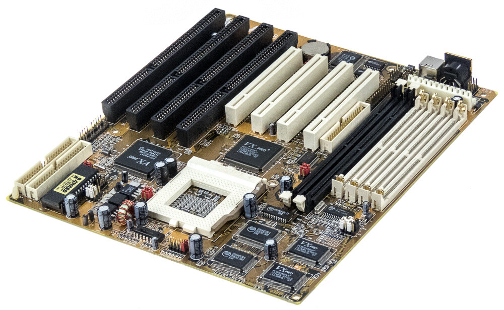 Amptron PM8600 Socket 7 4x SIMM 2x SDRAM 4x PCI 4x ISA Mainboard