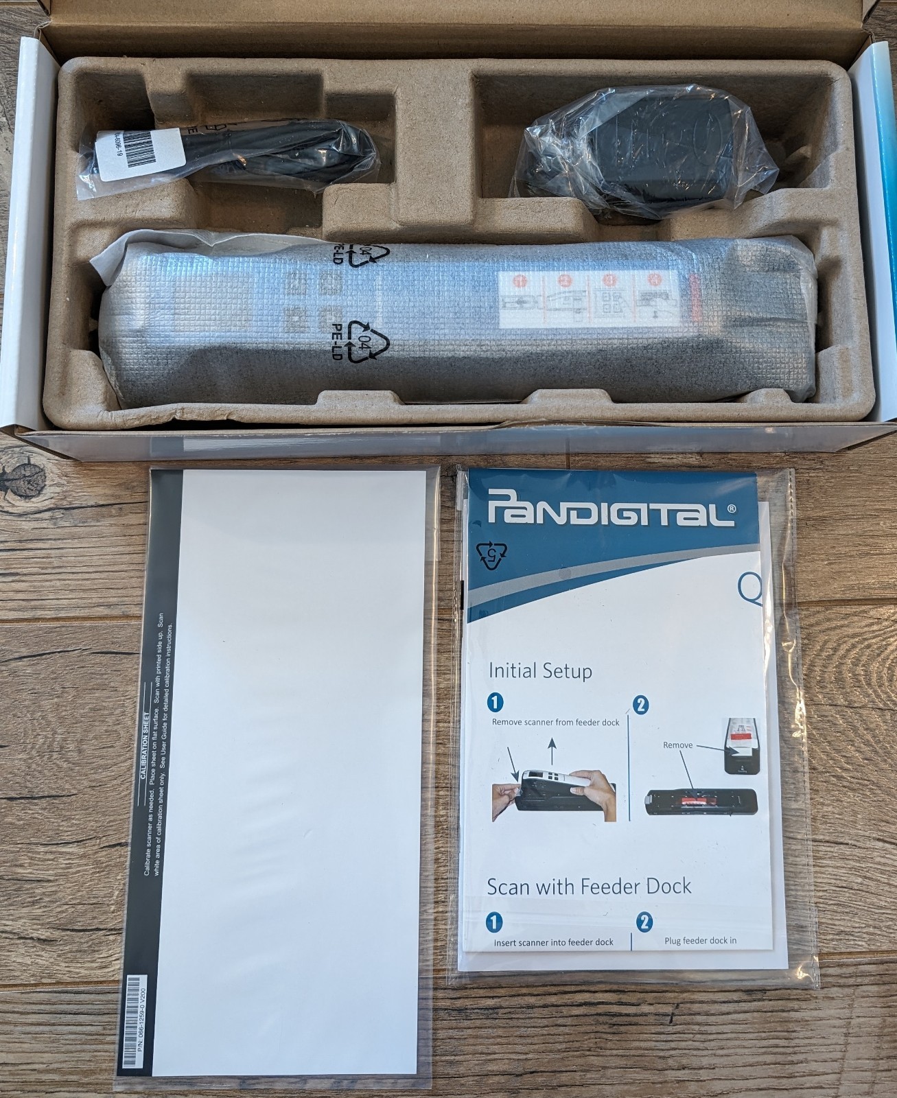 Pandigital Handheld Wand Scanner Dock & 2gb Micro SD Card - Blue PANSCN09BE