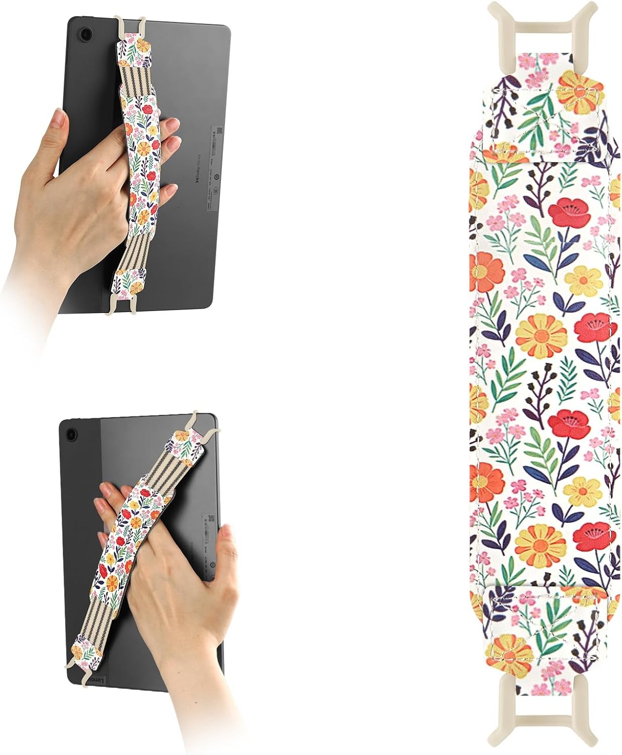 Case for 9-11'' eReaders & Fire Tablet, Soft Elastic Hand Strap, Finger Grip Hol