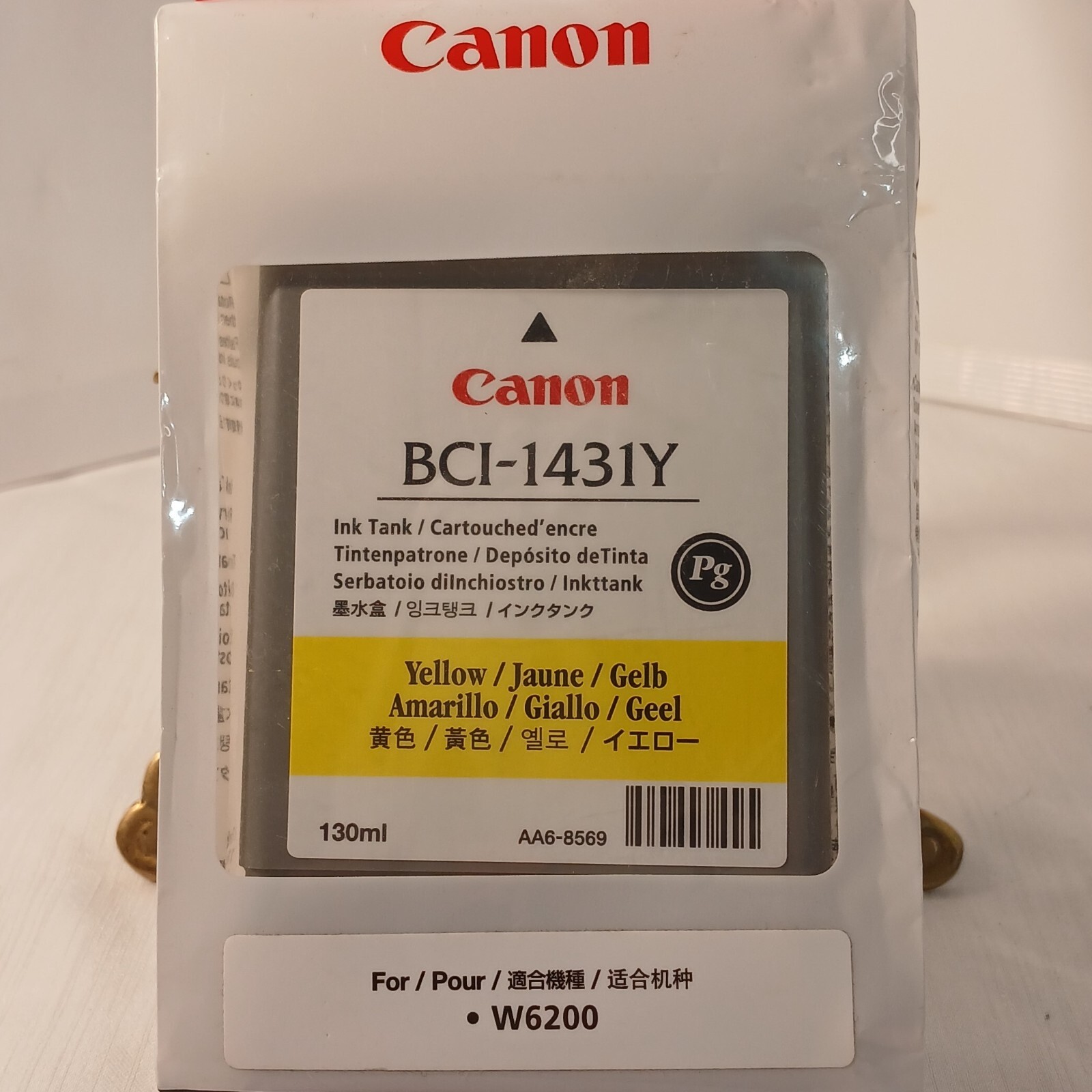 GENUINE Canon BCI-1431Y Yellow for imagePROGRAF W6200 W6400