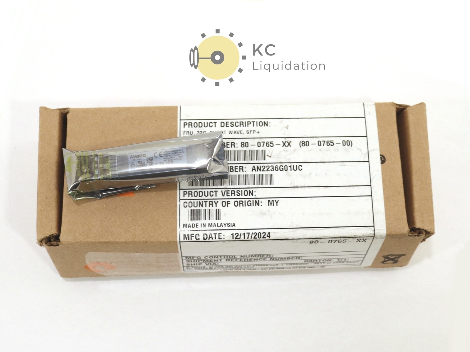 Avago AFBR-57G5MZ-EL5  32G SW Transceiver Module