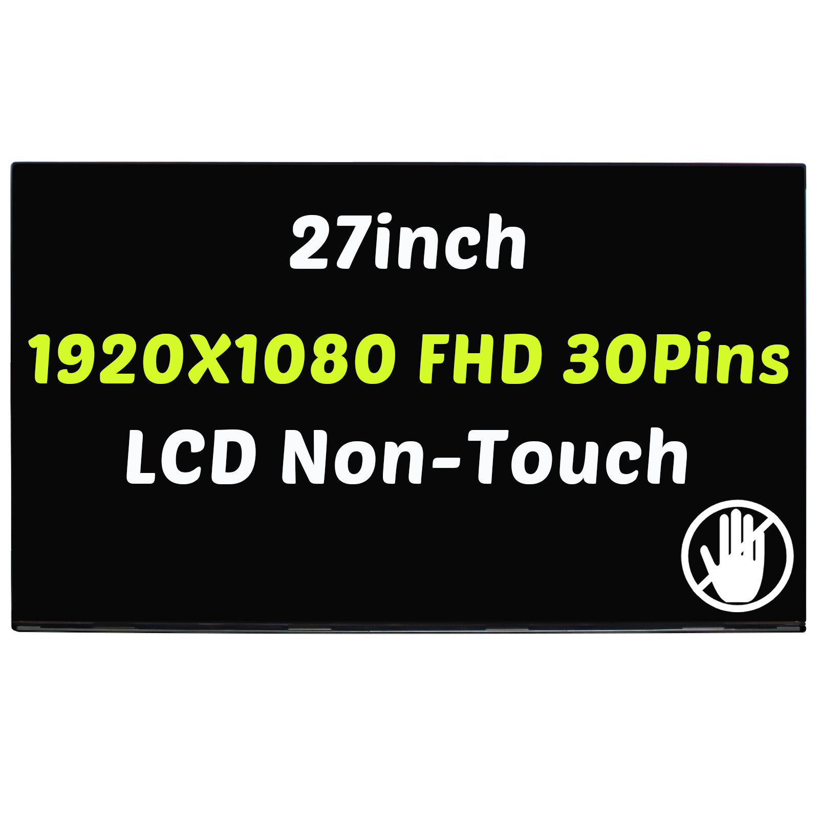 27inch WLED LCD Display FHD 30Pins Non-Touch for HP 27-C 27-CB1010A 27-CB1016A