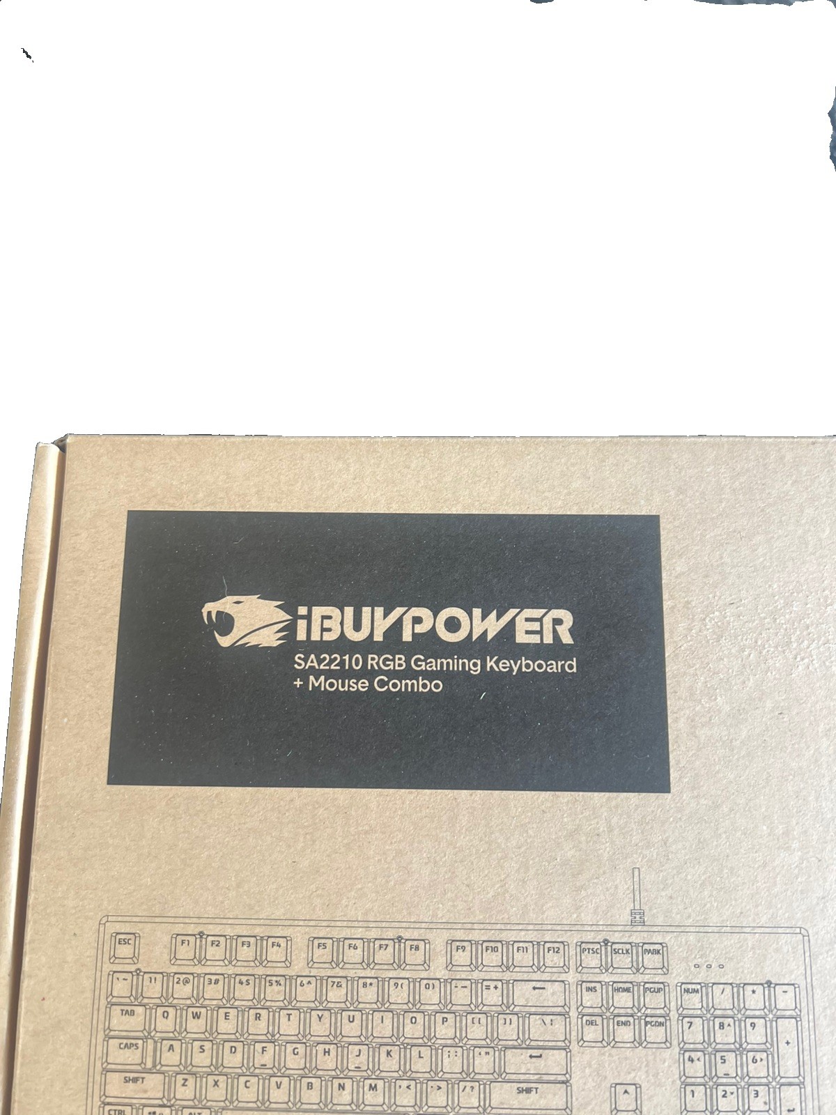 Genuine IBUYPOWER SA2210 RGB Gaming Keyboard and Mouse Combo  **NEW***