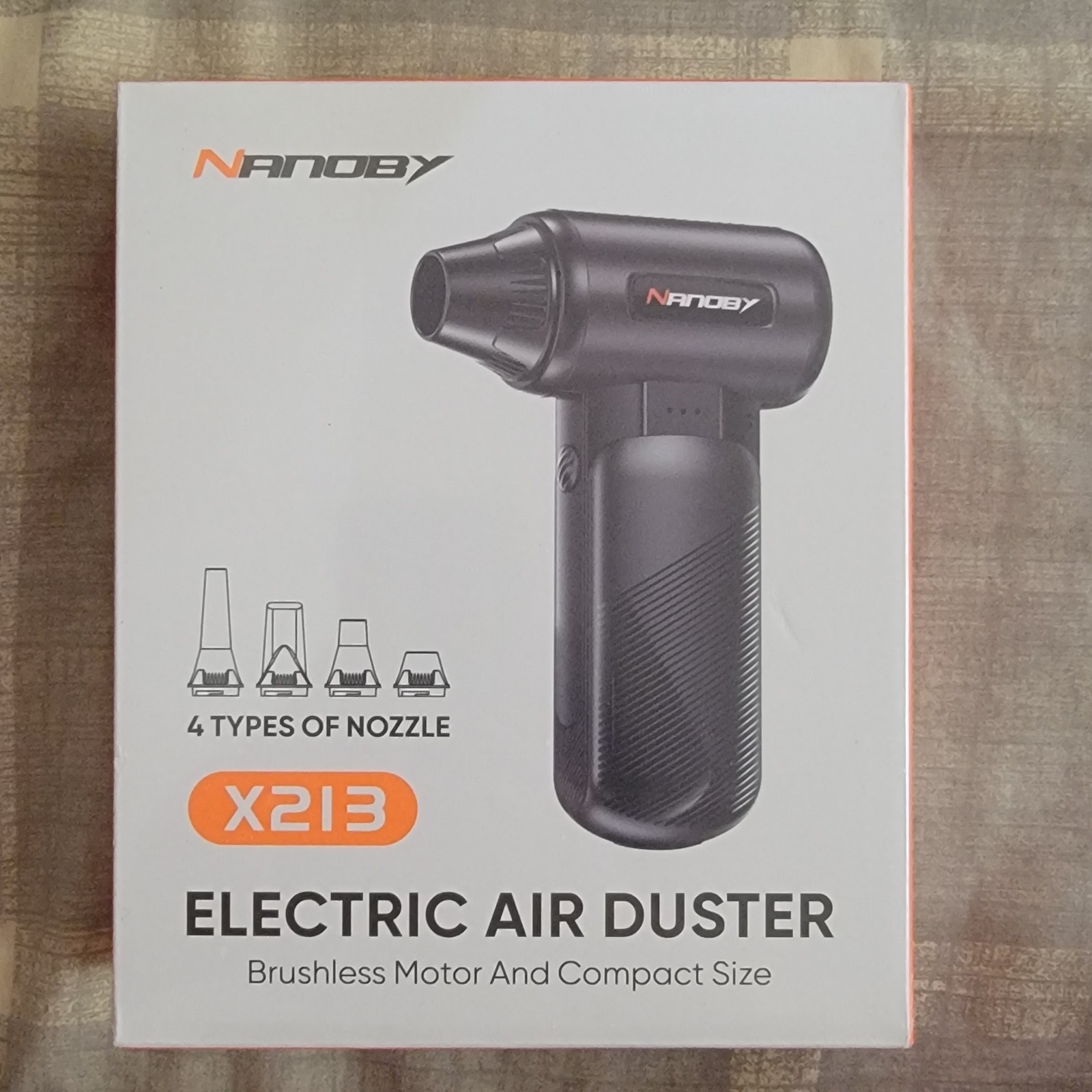 Electric Air Duster, Portable, Rechargeable, Cordless, Compact, 130000RPM