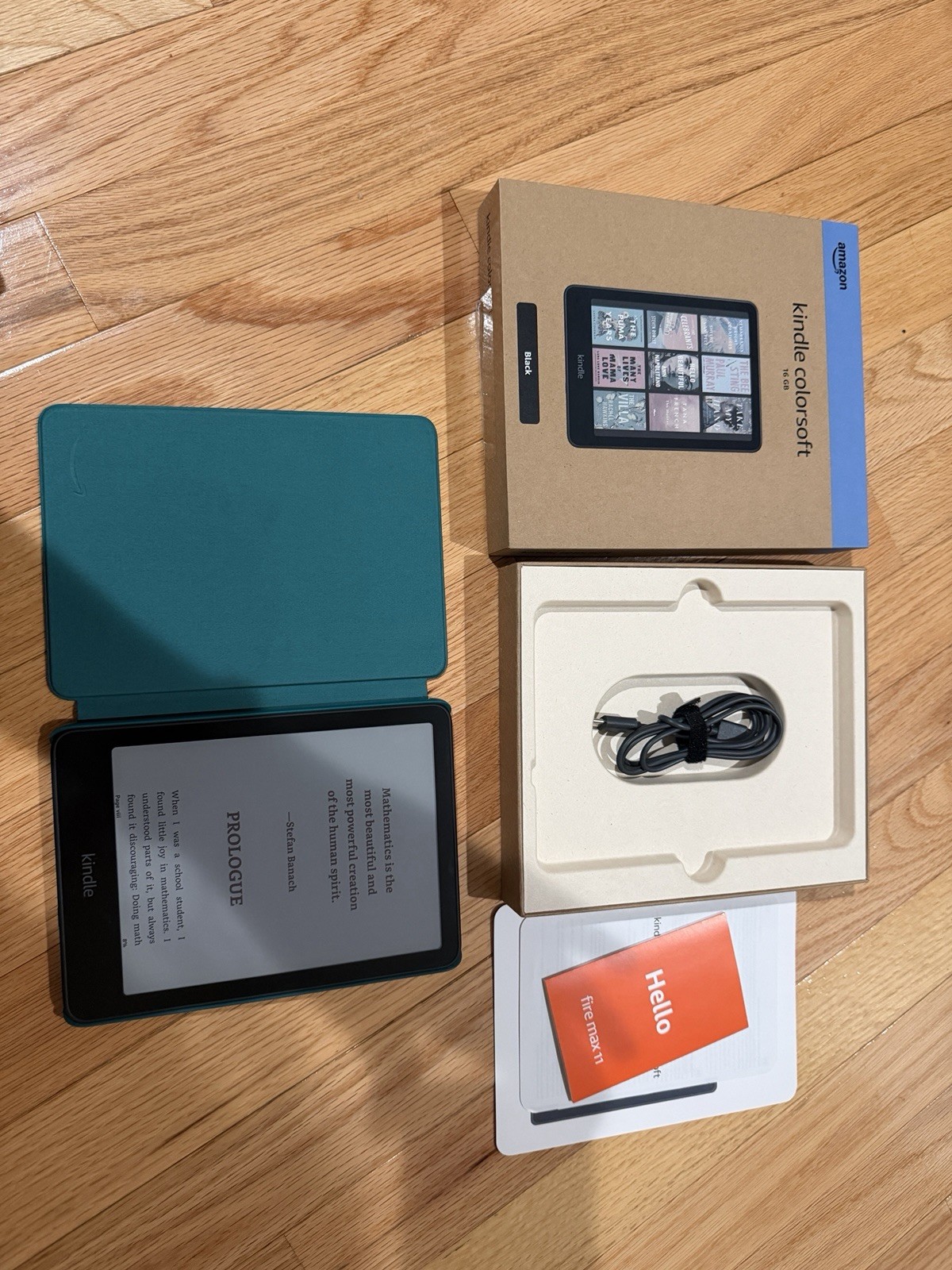 Used working Amazon Kindle Colorsoft 16 GB (2024 model) bundle
