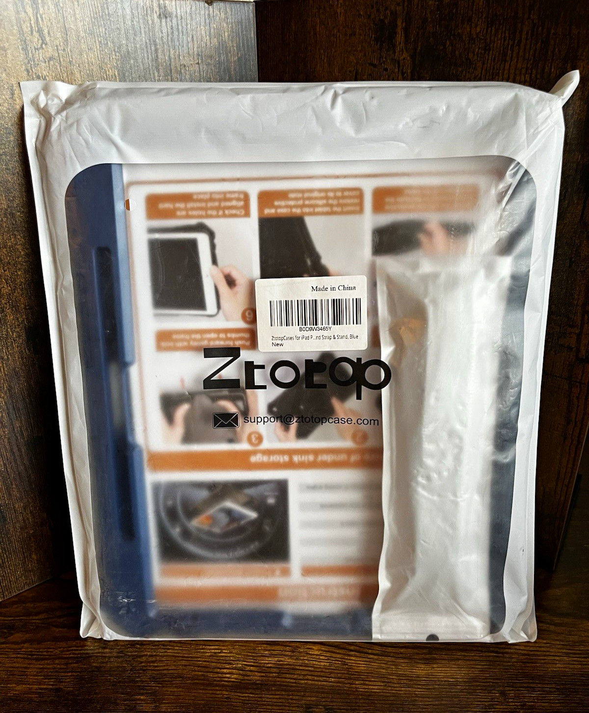Ztotop Rugged Rotating Stand Case for Apple iPad 2nd Gen 9.7 Blue