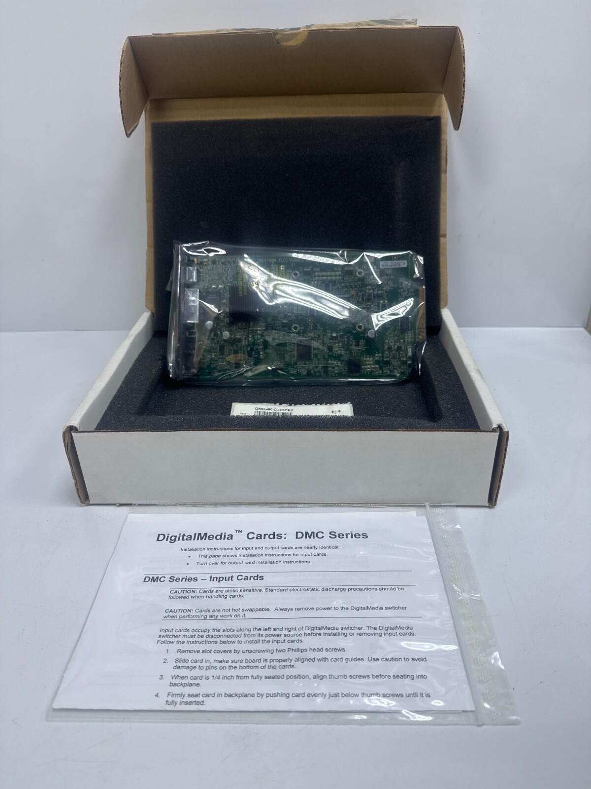 Crestron DMC-4K-C-HDCP2 6507321 Input Card