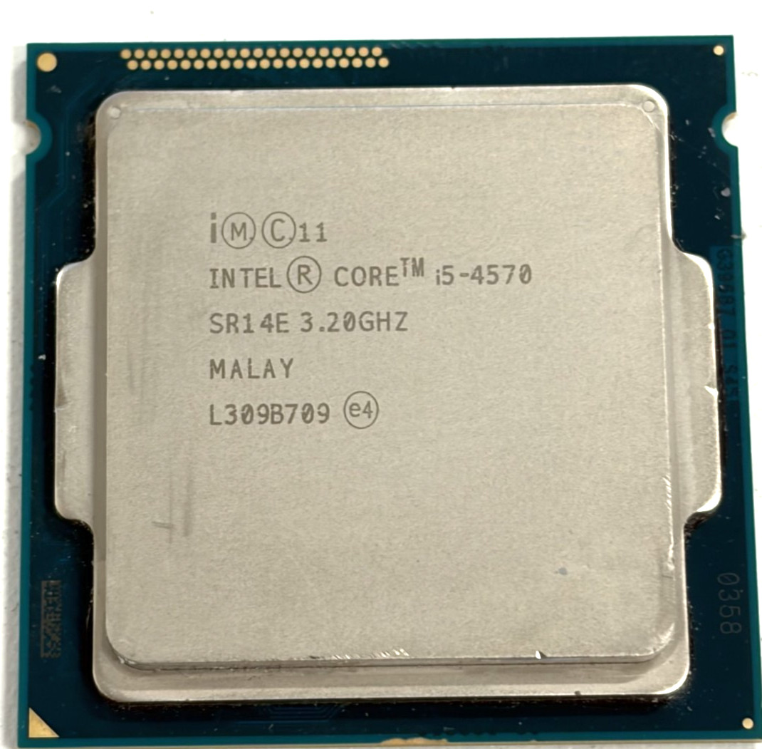 Intel Core i5-4570 3.20GHz SR14E Quad-Core CPU - Tested Working