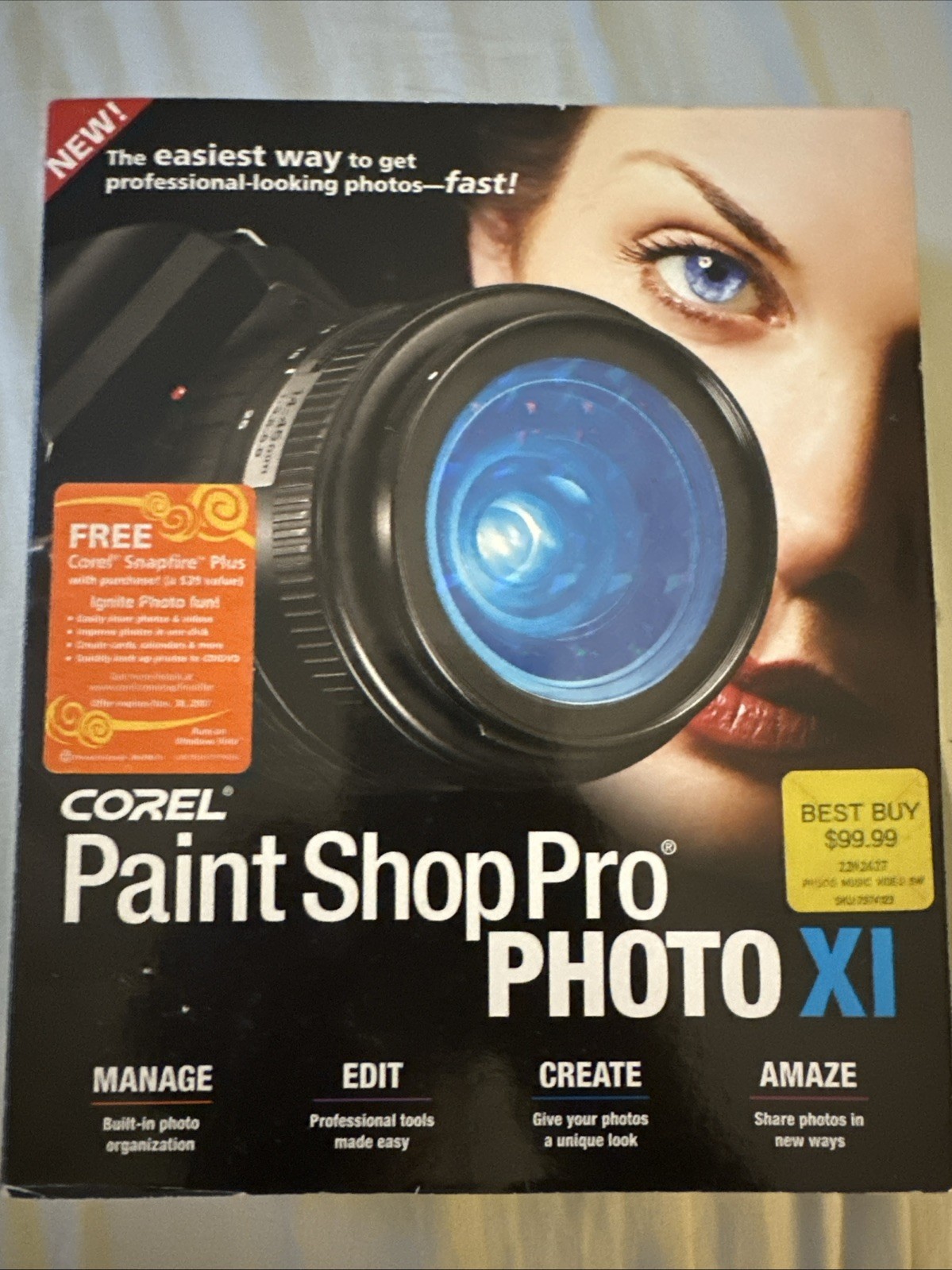 Corel PaintShop Photo Pro XI Software Boxed SEALED