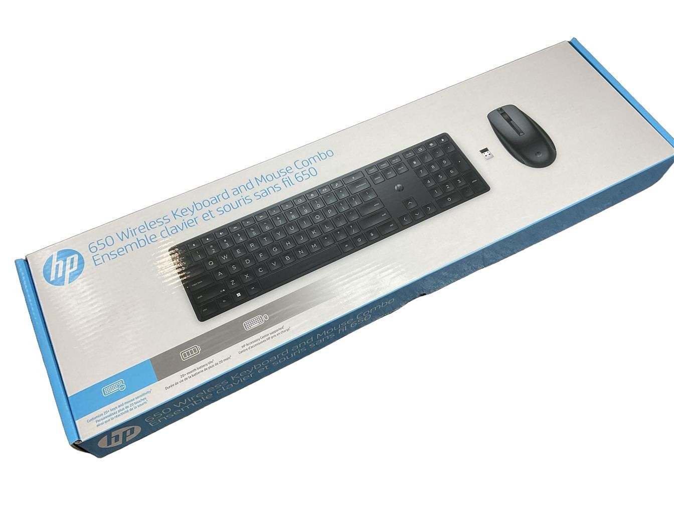4R013AA NEW HP 650 Wireless SPANISH Keyboard and Mouse Combo - 4R013AA#ABM