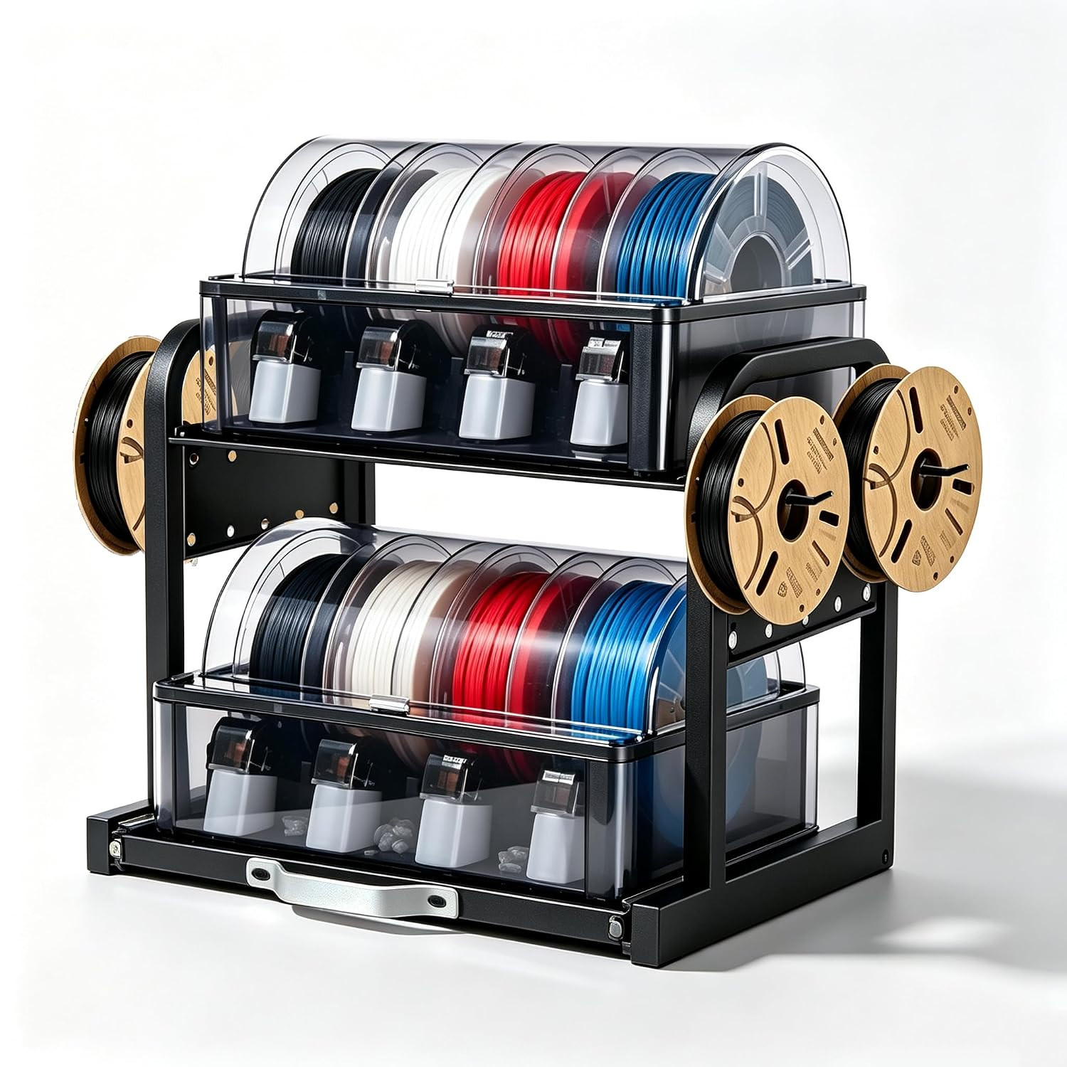 AMS Storage Rack for Bambu Lab AMS/AMS 2 Pro & Anycubic ACE Pro/Ace 2 Pro