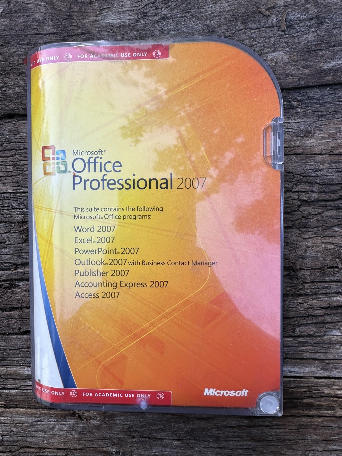 Microsoft Office Professional 2007 Full Version 2 Disc PC Windows w/Product Key