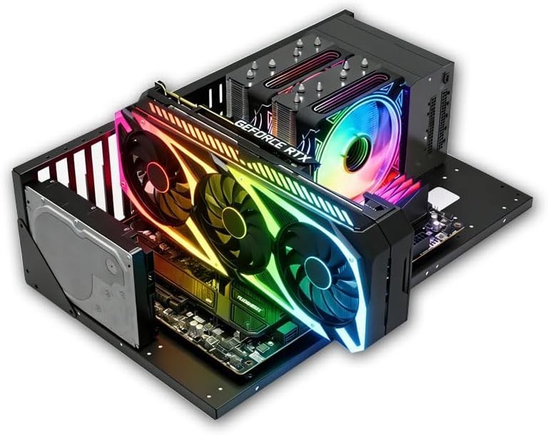 Versatile Open Frame DIY Gaming  Bench for Air Cooling | Supports ATX/ITX