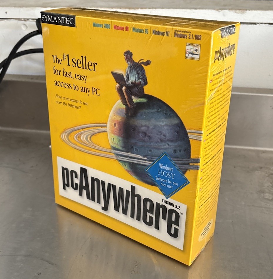 Symantec pcAnywhere v9.2 Remote Desktop & Access CD, Windows Factory Sealed New