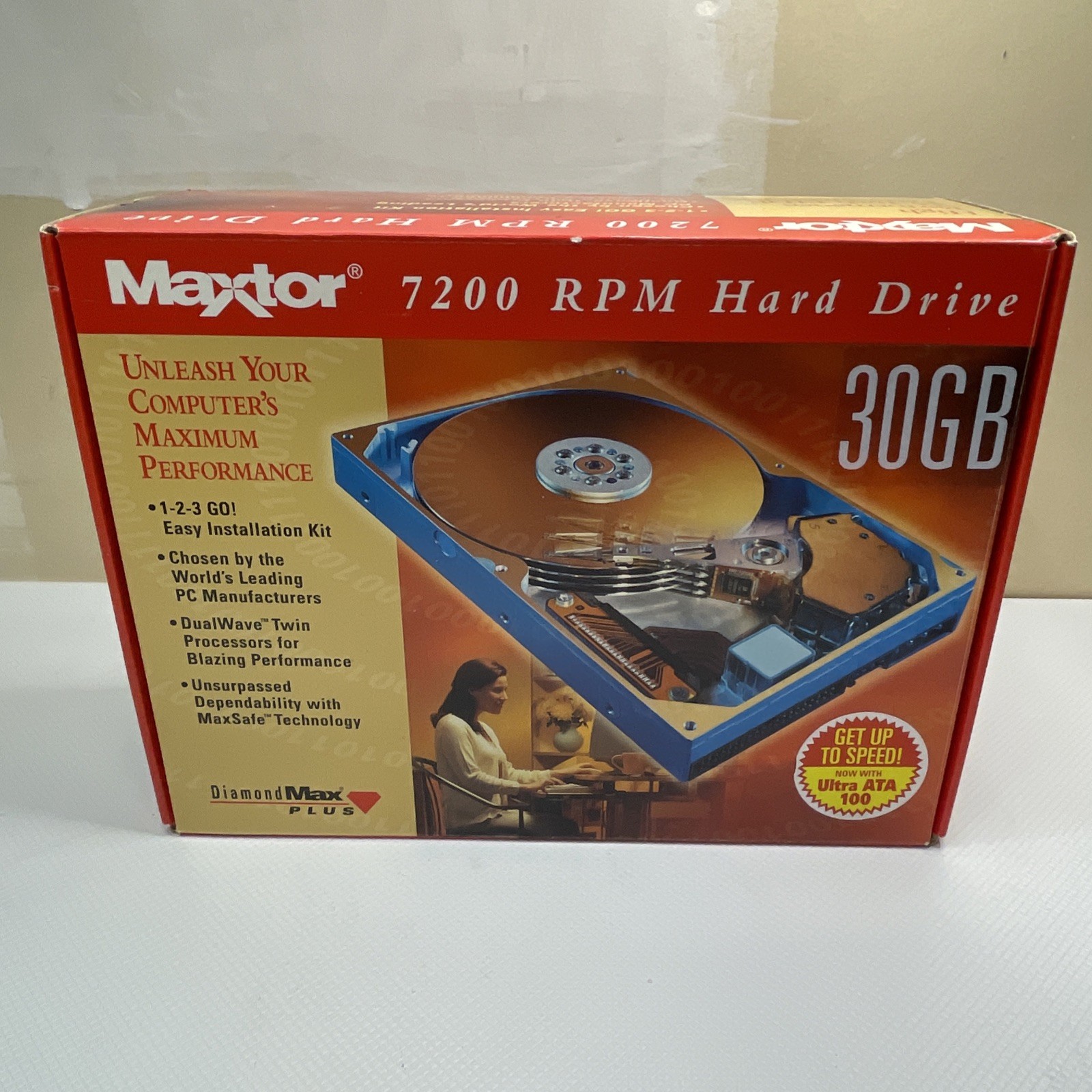 New Maxtor 3.5" 7200 RPM Hard Drive 30GB ATA/EIDE HDD L01J030