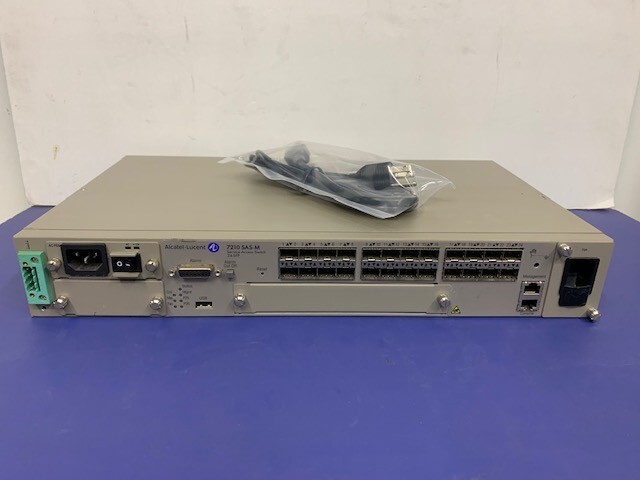 Nokia Alcatel-Lucent 7210 SAS-M Service Access Switch 24-SFP w/ 1 PS Refurbished