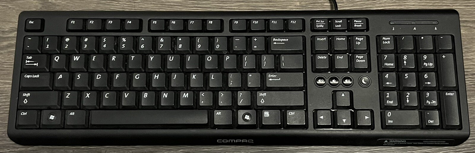 Compaq Desktop USB Corded KEYBOARD SINGLE REPLACEMENT KEYCAPS KEYS (SK-2085)