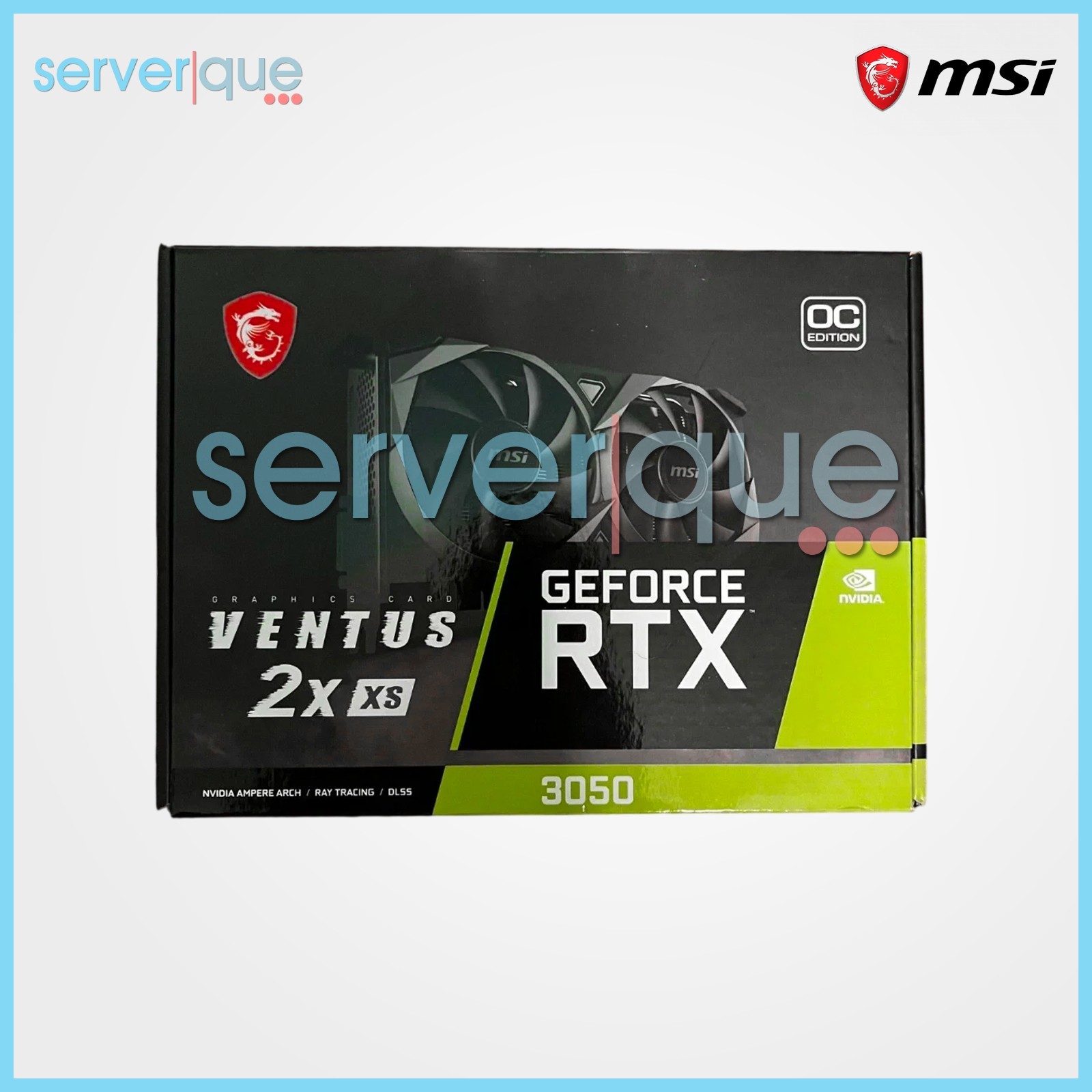 MSI Ventus GeForce RTX 3050 8GB 2X XS OC GDDR6 PCI Express 4.0 x8 Graphics Card