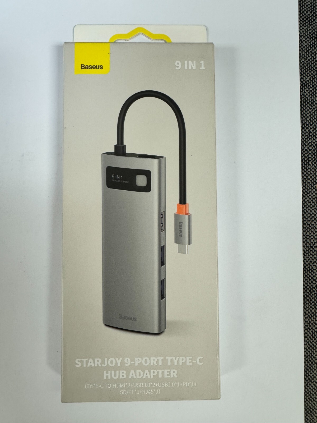 Baseus Starjoy 9-Port Type-C Hub Adapter - Multi-Function USB-C Dock