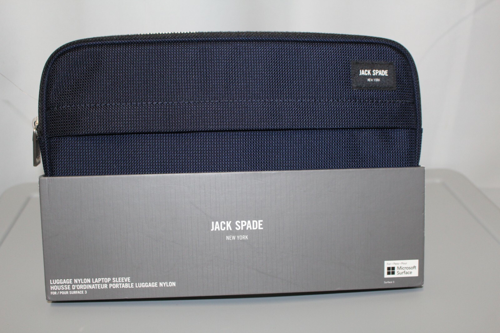 Preowned Jack Spade Luggage Nylon Laptop Ipad Tablet Travel sleeve 